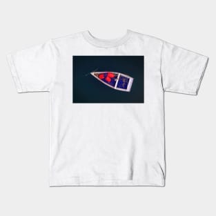 Dinghy at Perkins Cove Kids T-Shirt